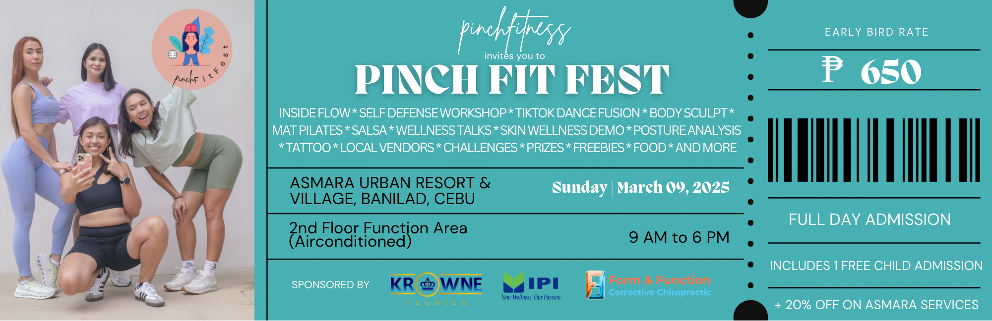 PinchFITFest Admission Ticket